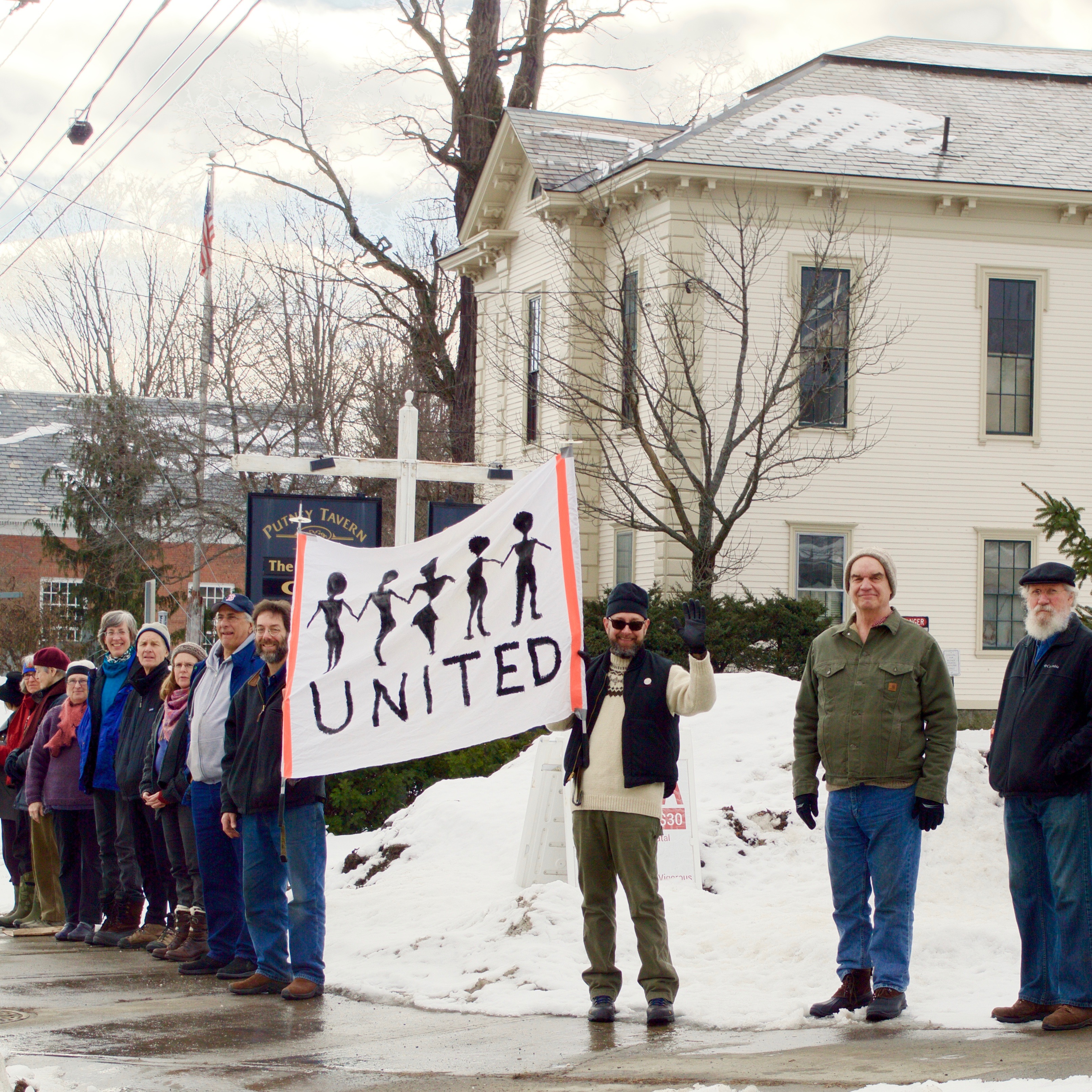 Rally- January 21st, 2017, Putney, Vermont, photo by Nancy Jane Lang